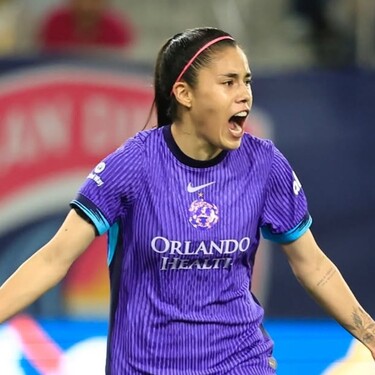 Jacqueline Ovalle anotó este viernes su primer gol con el Orlando Pride en la NWSL durante el partido ante el San Diego Wave