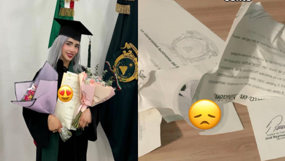 Joven cuenta cómo su ex rompió su título por venganza. | TikTok: @dsamanthha