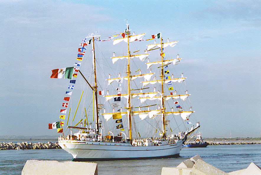 Buque Escuela Cuauhtémoc  en Tampico
