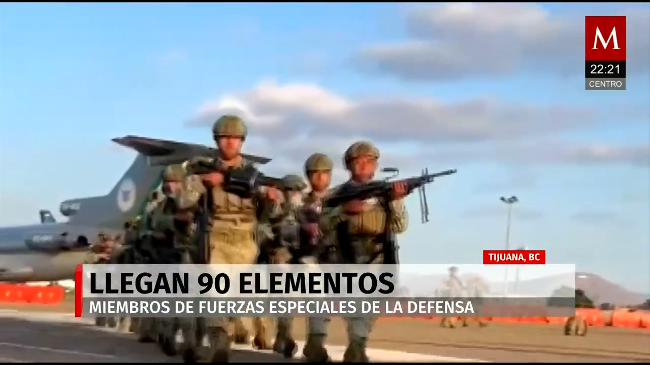 Fuerzas Especiales de Sedena refuerzan seguridad en Tijuana tras ataques recientes
