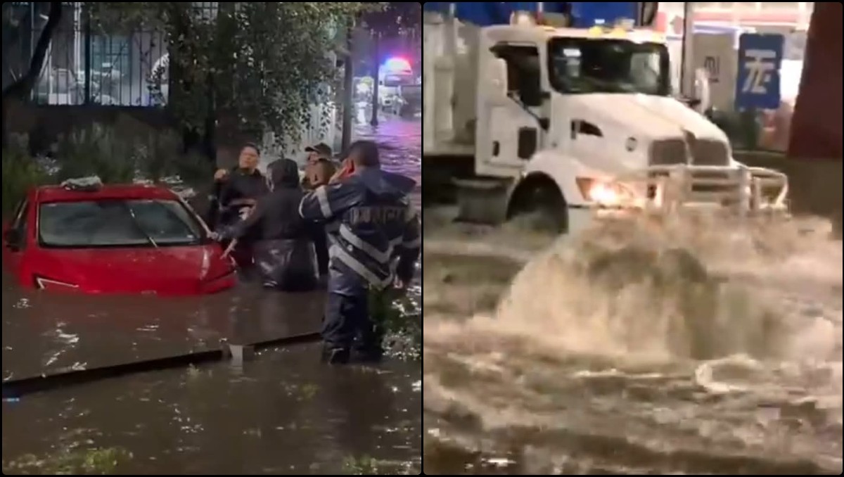 Así se vivió la tormenta más intensa del mes en la capital | ESPECIAL