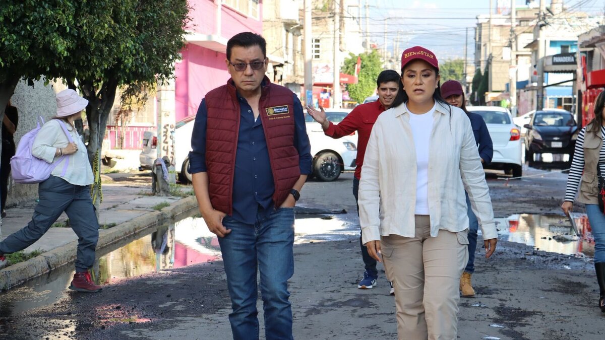 Ariadna Montiel Reyes visita Nezahualcóyotl (X).