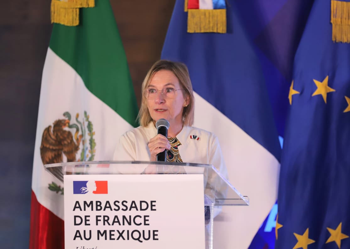 Delphine Borione, embajadora de Francia durante  (Javier Ríos)