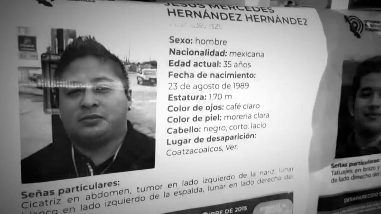 Joven de 15 años busca a su padre desaparecido en Veracruz