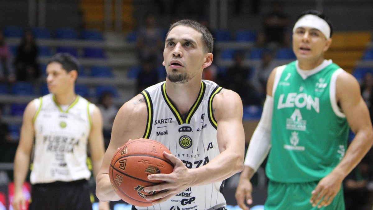Scott Bamforth de Fuerza Regia, el quinto mejor jugador en la acumulación de puntos en la LNBP (Cortesía Fuerza Regia)
