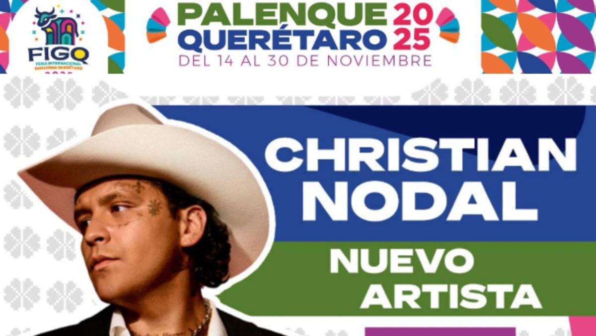 Christian Nodal en el Palenque de Querétaro | Especial