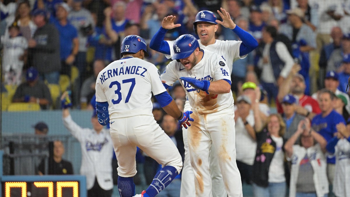 Dodgers vencen a Reds en el juego 1 de Ronda de Comodines de los playoffs de la MLB (Reuters)