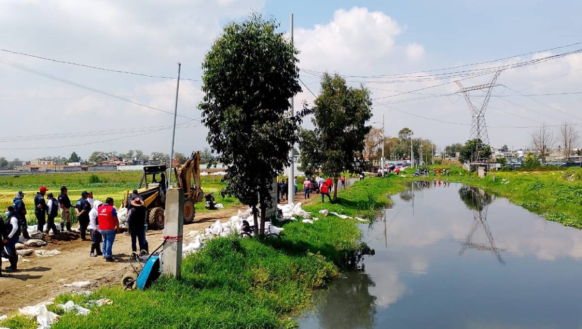 Tras el incremento del río Lerma, Conagua refuerza zonas críticas en el Valle de Toluca para garantizar el flujo seguro. Especial
