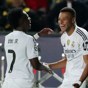 Kylian Mbappé marca 'hat-trick' y lidera triunfo del Real Madrid en Champions League 2025.