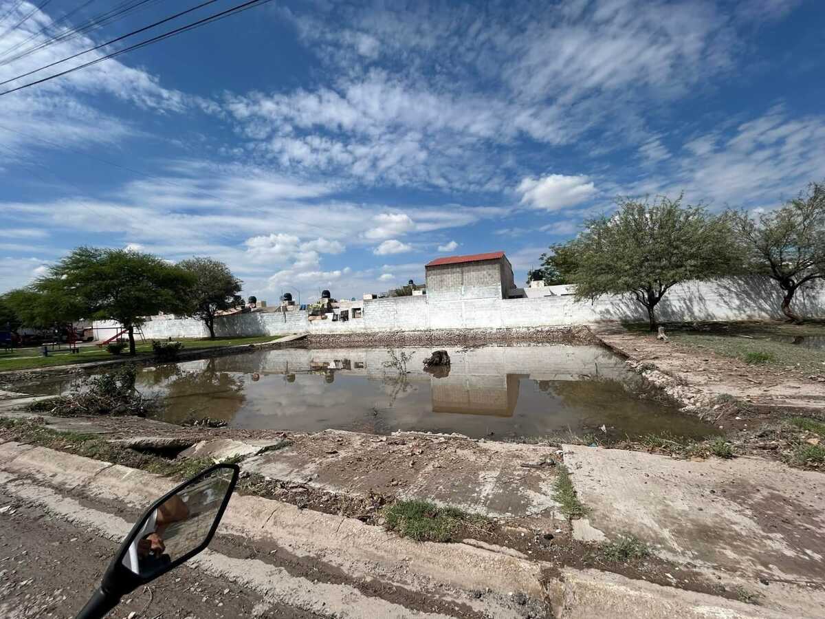Laguna de captación en Torreón. | Especial