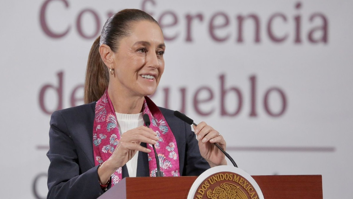 La presidenta Claudia Sheinbaum durante la conferencia matutina hoy 30 de septiembre. | Foto: Ariel Ojeda