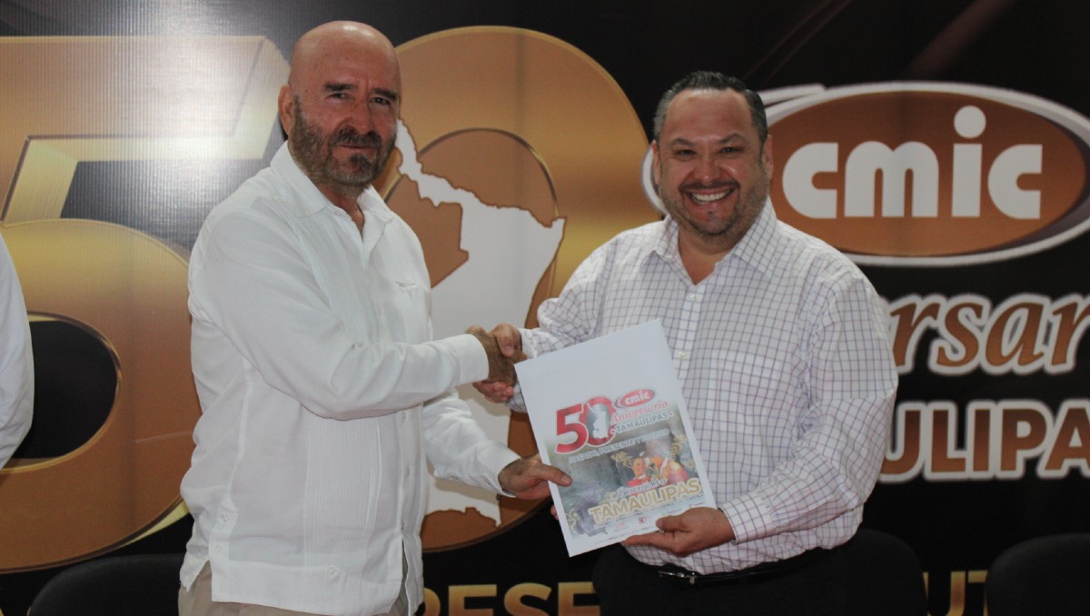 El secretario de Recursos Hidráulicos en Tamaulipas sostuvo una reunión con la CMIC.
