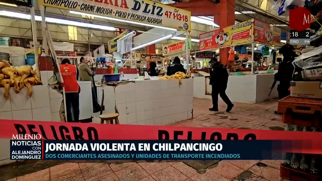 La violencia en Chilpancingo, Guerrero deja asesinatos e incendios en transporte público