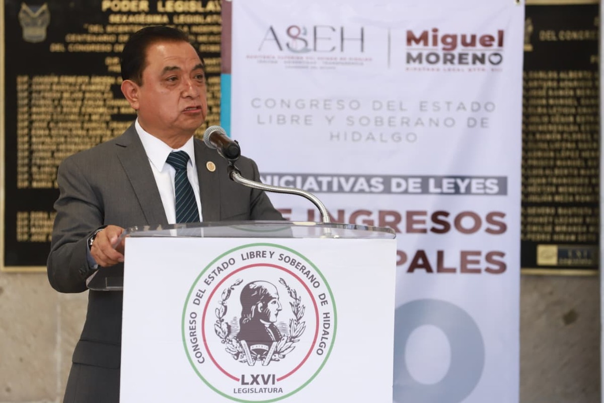 Andrés Velázquez presidente de la junta de gobierno del Congreso del Estado de Hidalgo (Jorge Sánchez)