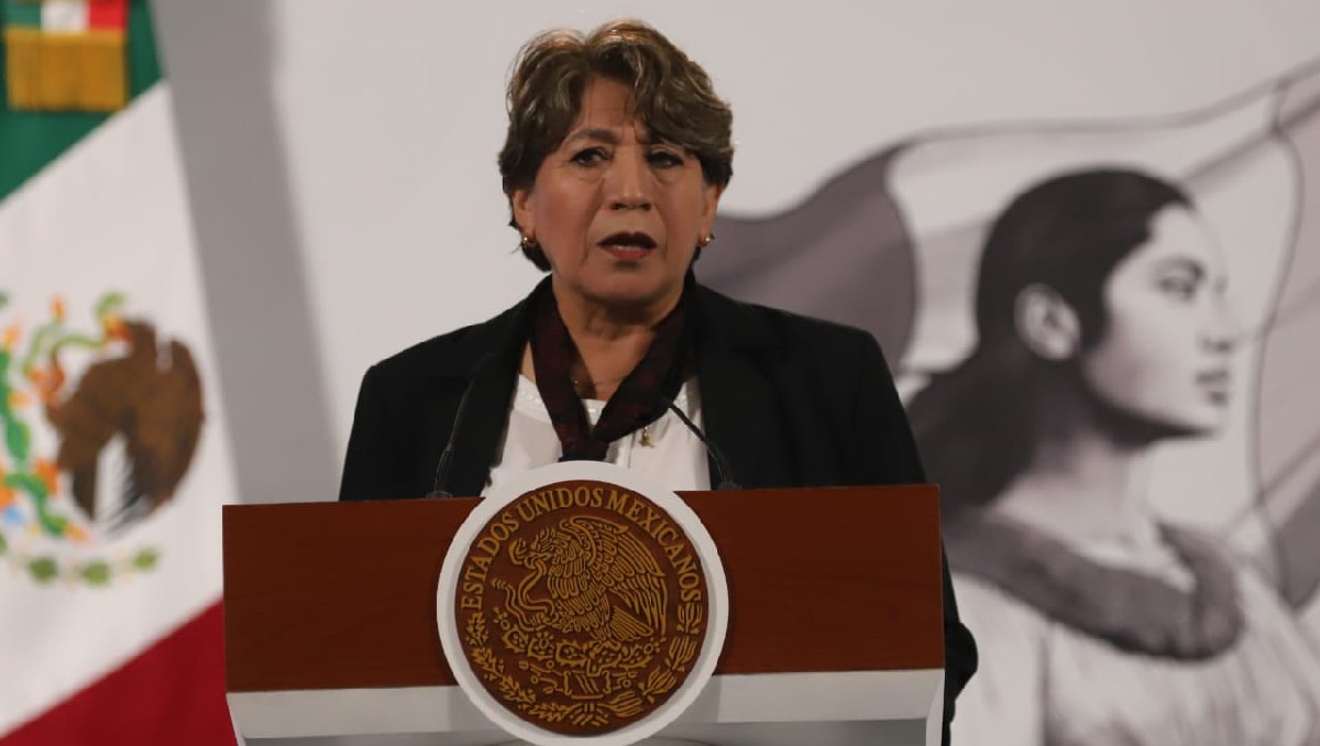 Delfina Gómez informa que 100% de las calles afectadas ya fueron atendidas. Foto: (Javier Ríos)