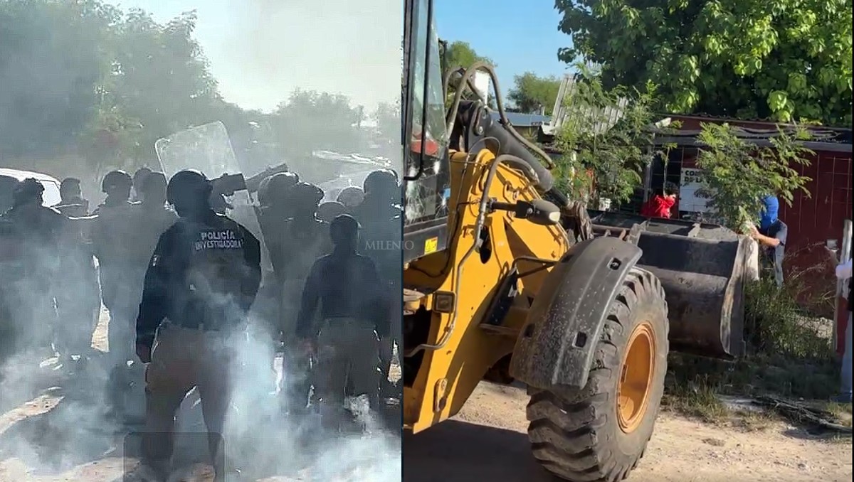 Desalojan a habitantes de colonia 23 de marzo en Reynosa