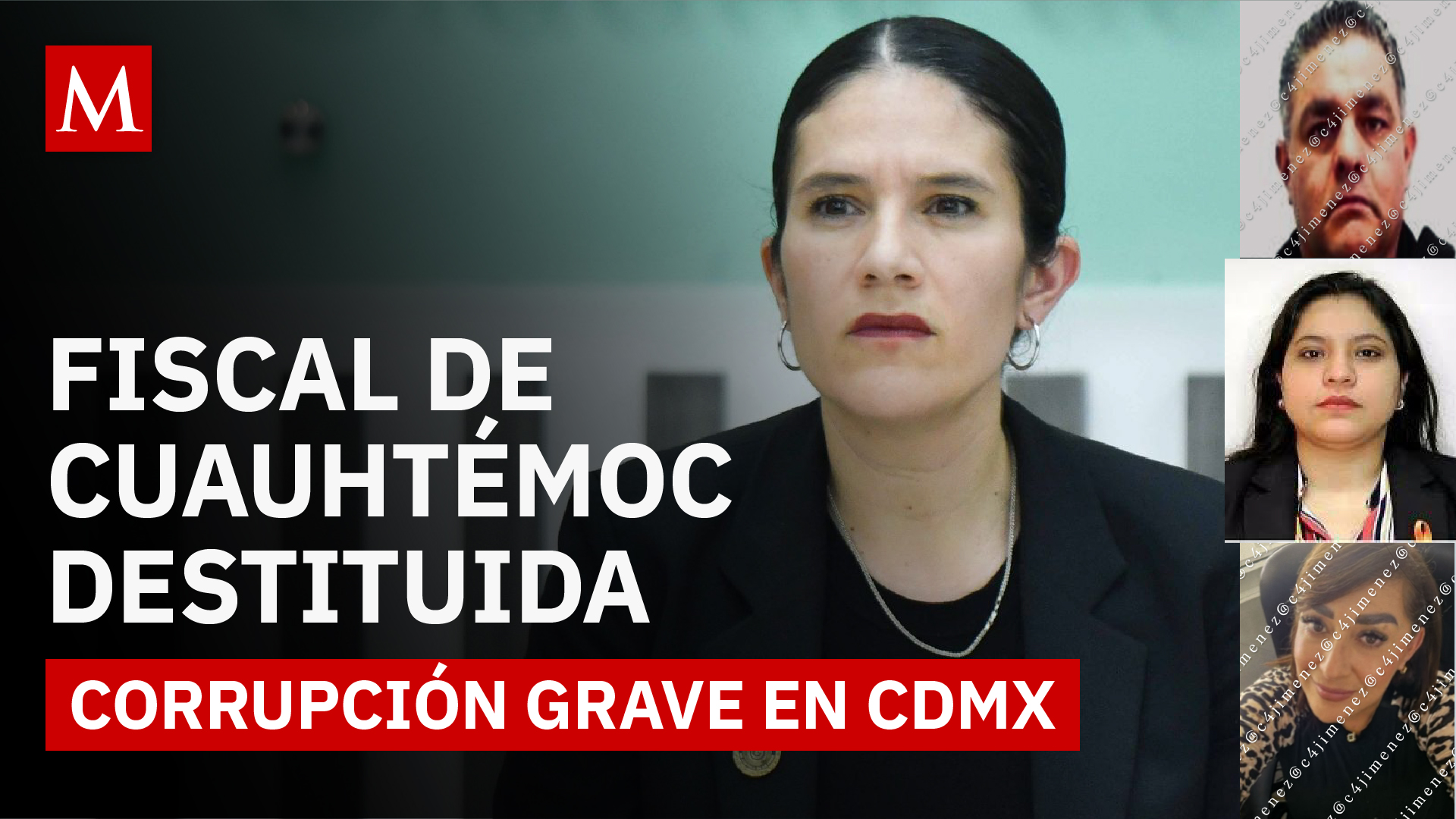 Destituyen a fiscal de Cuauhtémoc y agentes por corrupción grave en CdMx