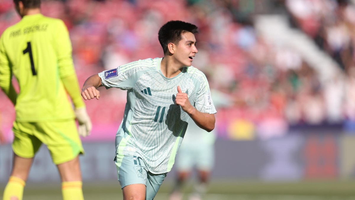 Gilberto Mora marcó doblete para rescatar el empate ante España en el Mundial Sub 20 (EFE)