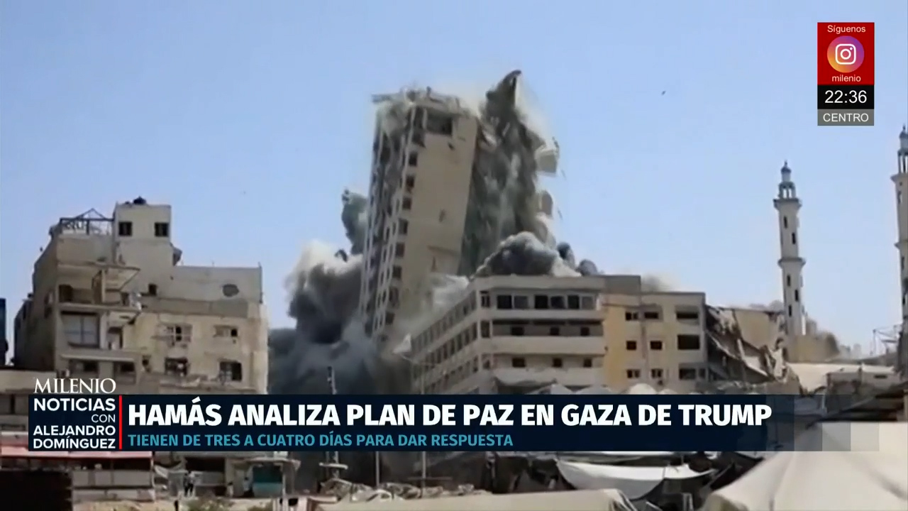 Hamás analiza plan de paz de Trump y Netanyahu