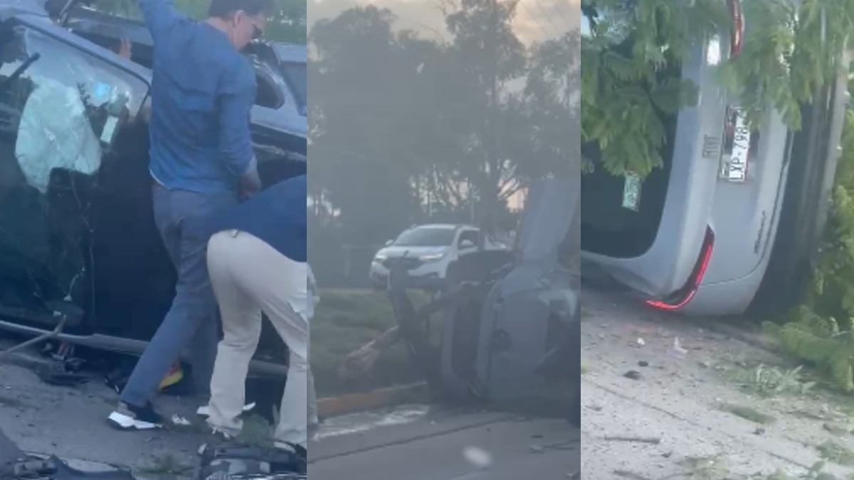 León: fuerte accidente vial deja tres jóvenes lesionados | Especial