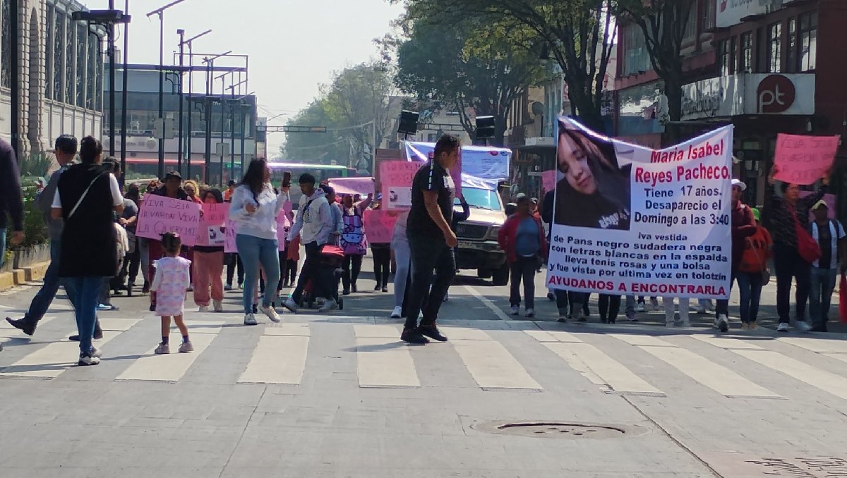 María Isabel Reyes Pacheco fue reportada como desaparecida el 28 de octubre en Toluca. Foto: (Abadiel Martínez)