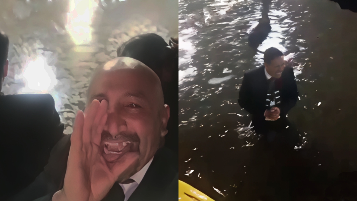 Cuatro integrantes del mariachi Tradición Mexicana quedaron atrapados en una inundación en Iztapalapa tras la intensa lluvia.