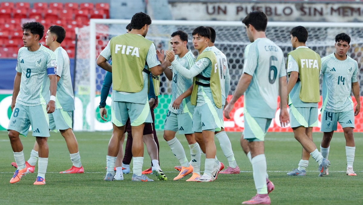 México es segundo de grupo en el Mundial Sub 20 2025 (AFP)