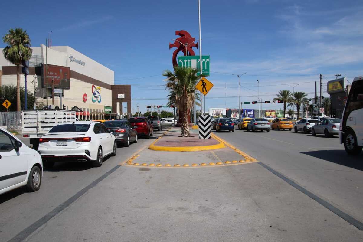 Obras Públicas finalizó los trabajos de señalización, cordonería y ajuste de carriles para mejorar la fluidez vehicular.| Verónica Rivera