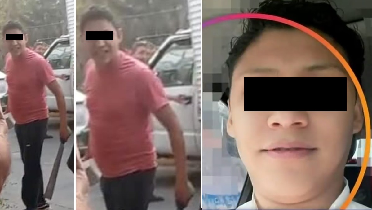 El ex regidor de Tlalnepantla, identificado como Ángel 'N', habría intentado asesinar a su vecina, de 60 años, con un machete. | @FernandoCruzFr7