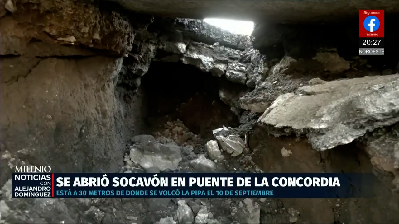 Se abre nuevo socavón cerca de la explosión de pipa en Iztapalapa