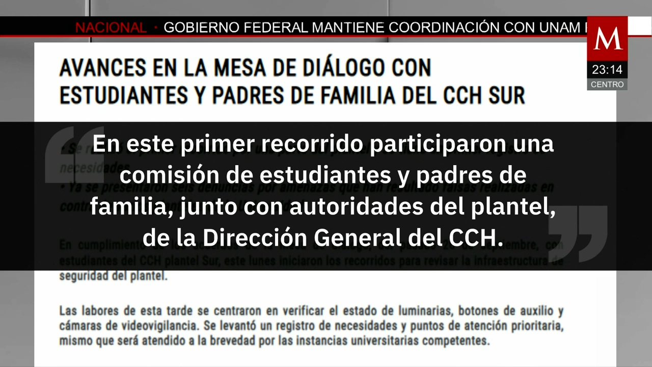 UNAM implementa nuevas medidas de seguridad tras ataque en CCH Sur