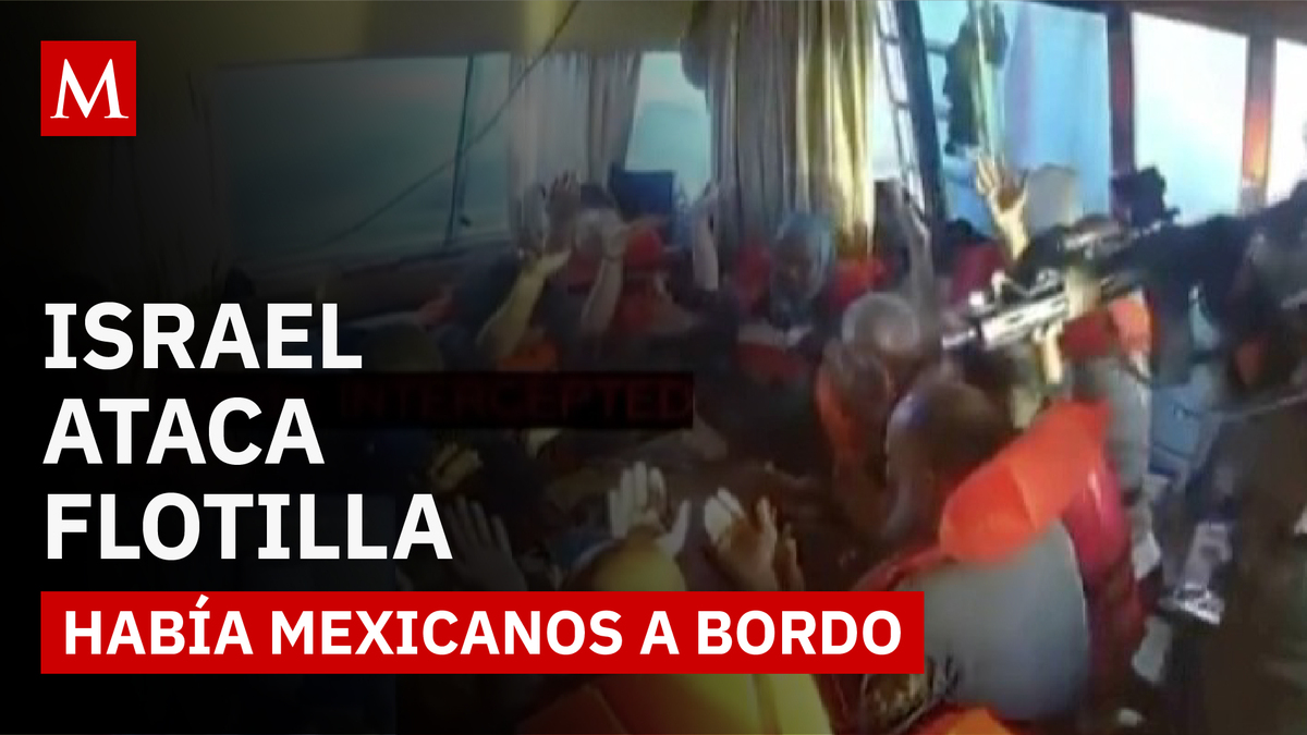 Arrestan a mexicanos interceptados en la Flotilla Global Sumud: se dirigían a Gaza
