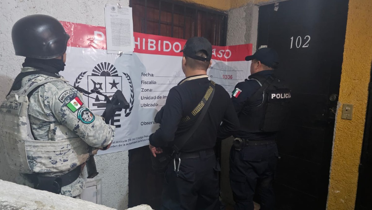 Autoridades del estado colocaron sellos de aseguramiento en el departamento. | Foto: Especial