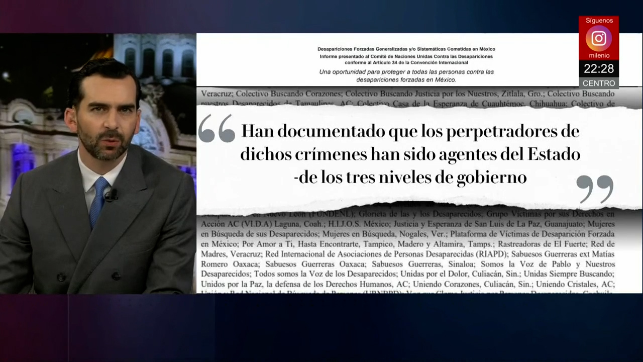 Colectivos de búsqueda presentan ante la ONU casos de desapariciones forzadas en México