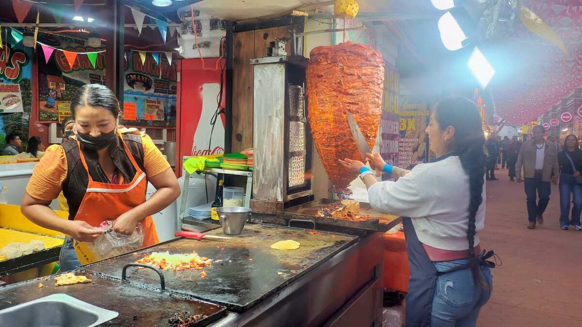 Conoce la zona gastronómica en la Feria de Pachuca. (Cortesía)
