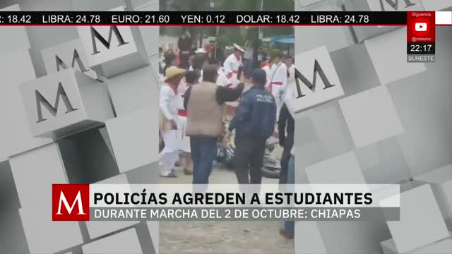 Estudiantes en Chiapas son agredidos por policías | Elisa Alanís, 2 de octubre de 2025