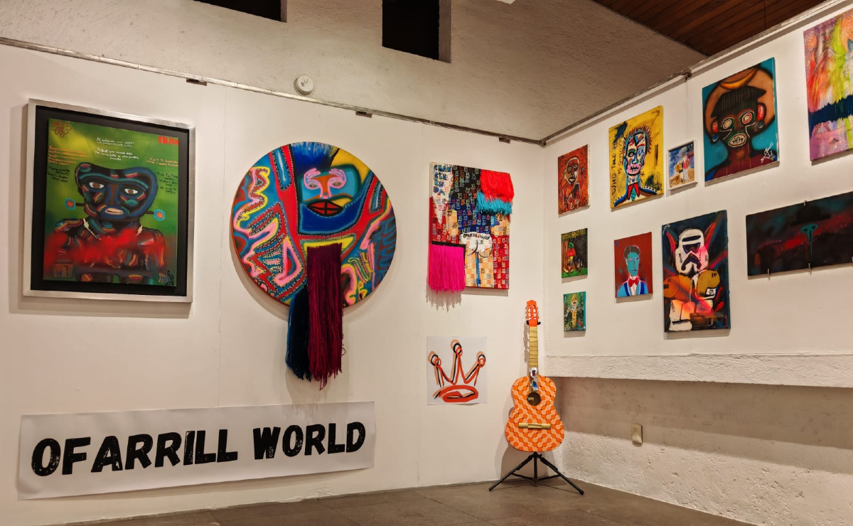 Se exponen piezas de amigos cercanos del artista y otras de personas que no lo conocieron, pero participaron para honrarlo. (Foto: Especial)
