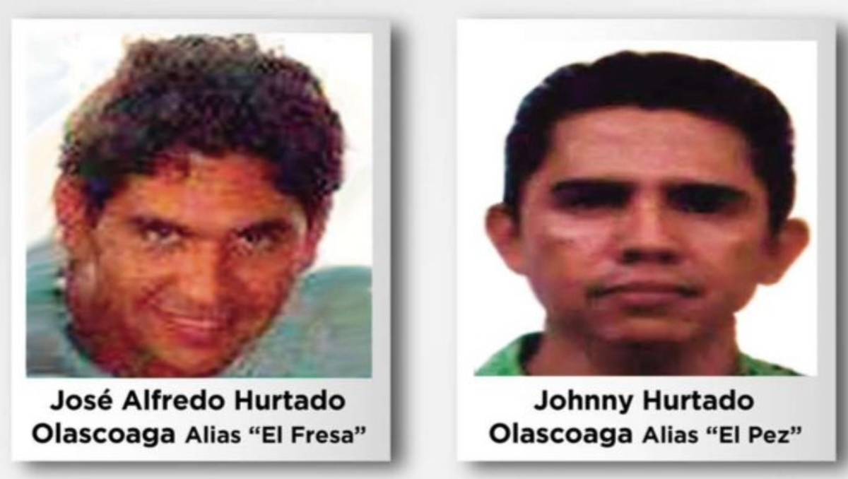 Los hermanos José Alfredo y Johnny Hurtado Olascoaga, alias 'El Fresa' y 'El Pez', líderes de la Familia Michoacana. Especial