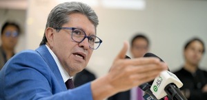 El líder parlamentario de Morena en San Lázaro, Ricardo Monreal