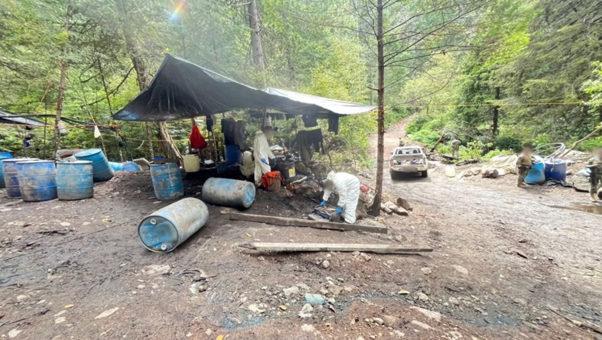Durante el operativo también aseguraron 2 mil 750 kilos de metanfetamina | Especial