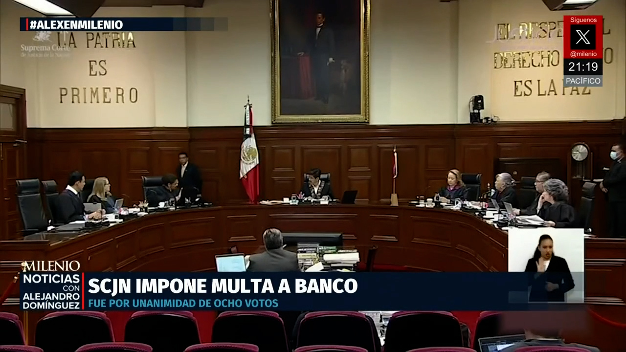 SCJN sanciona a banco Actinver por dilatar juicio contra particular