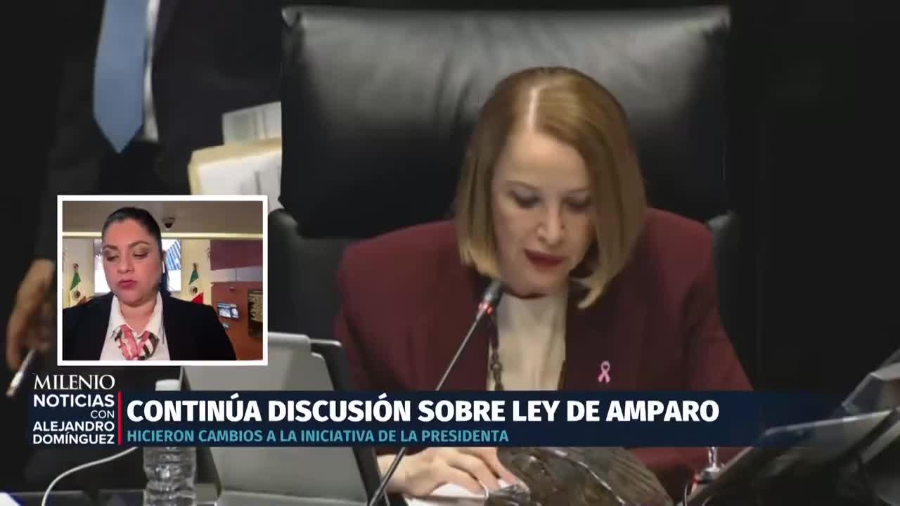 Senado discute reforma a la Ley de Amparo de Sheinbaum | Alejandro Domínguez, 1 de octubre de 2025