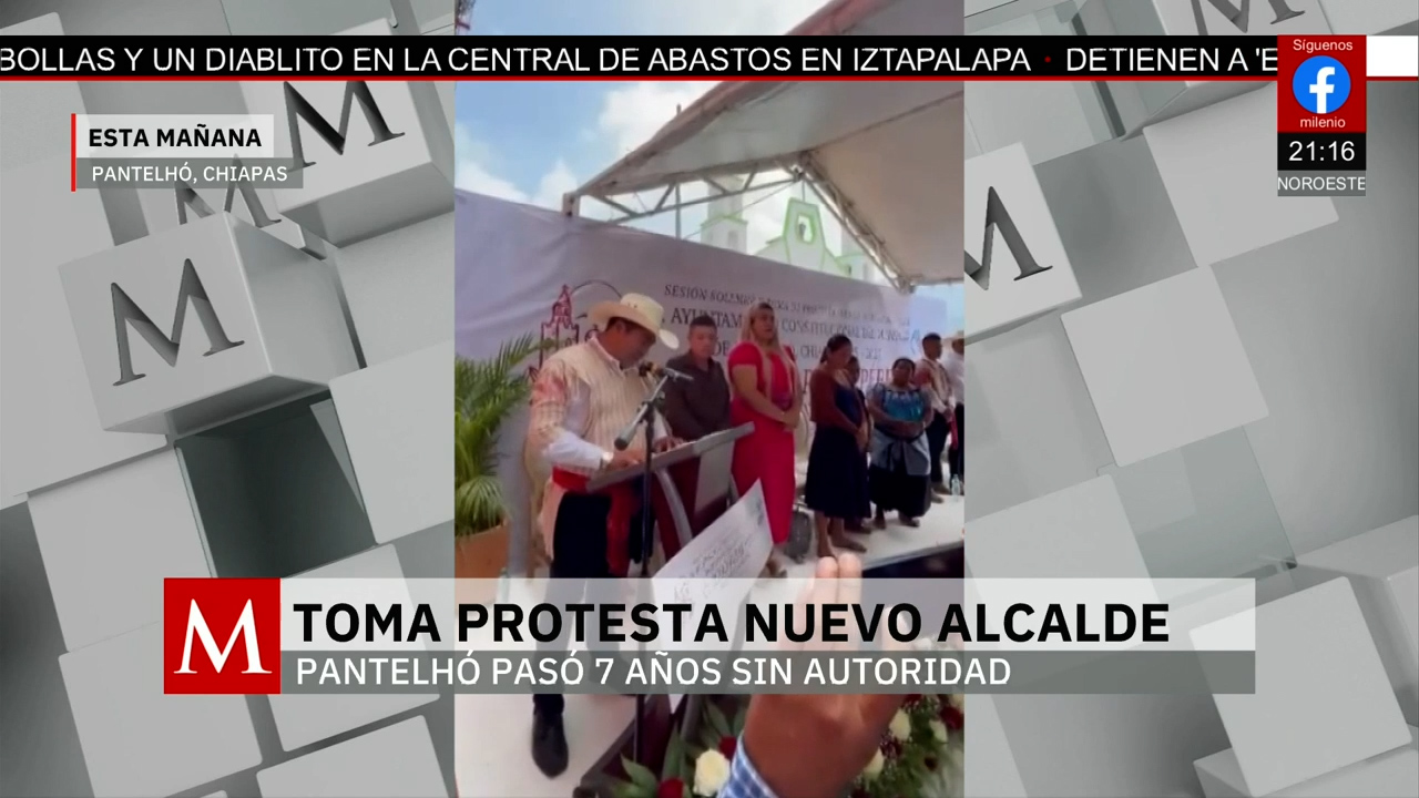 Toma protesta nuevo alcalde de Pantelho en Chiapas tras 7 años sin titular