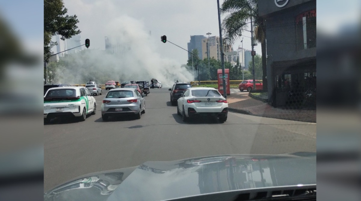 Usuarios alertaron a las autoridades sobre la fuga. (Foto: @luisbronce)