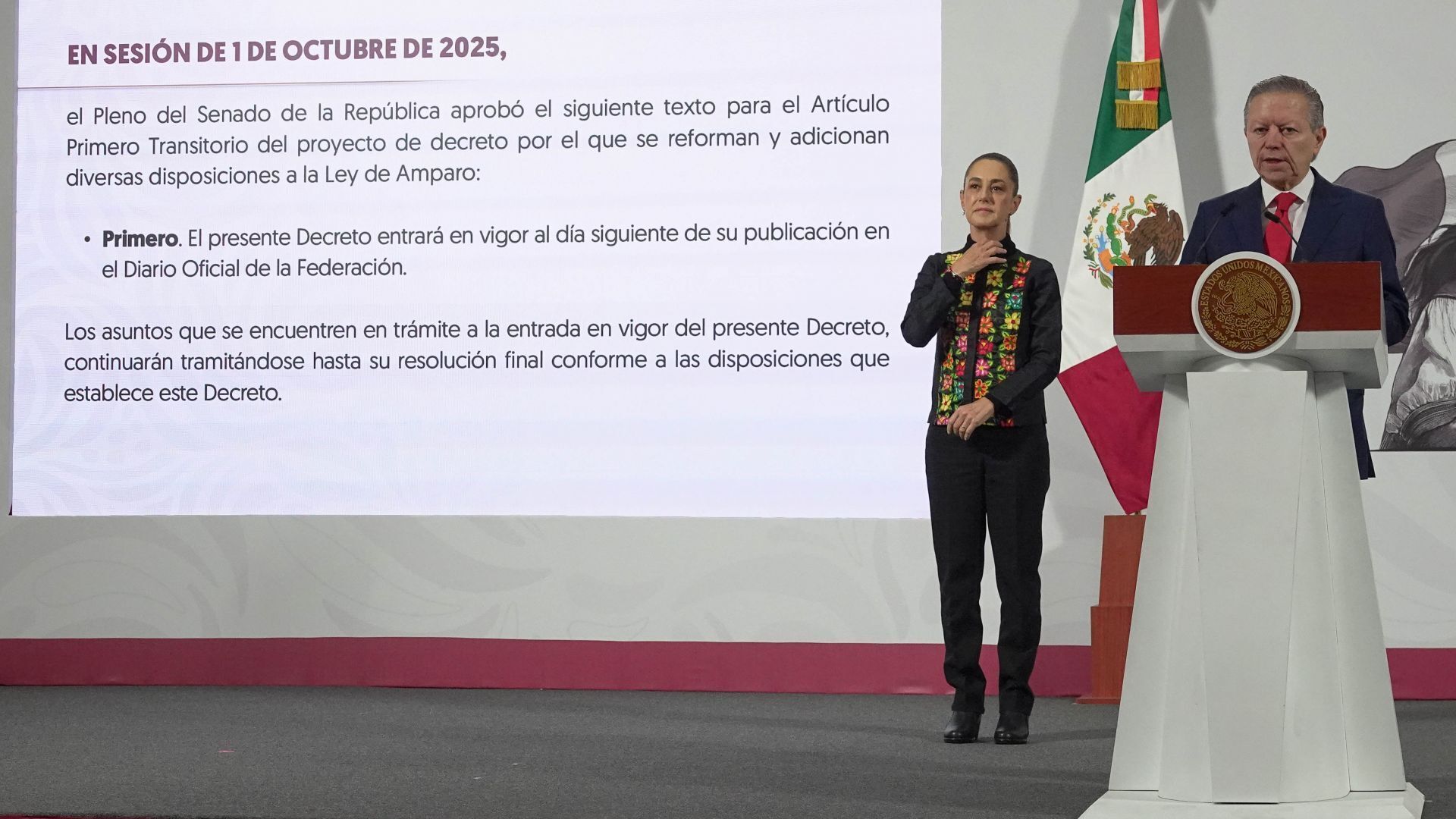 Arturo Zaldívar propone cambios a la reforma de Ley de Amparo