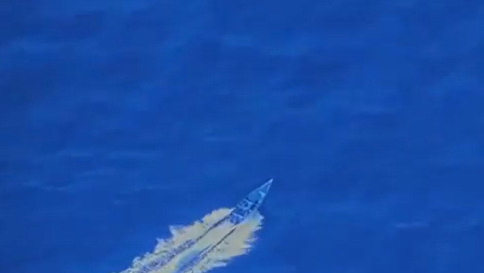 Momento del ataque de un buque venezolano por parte de autoridades de EU en Aguas Internacionales | @SecWar
