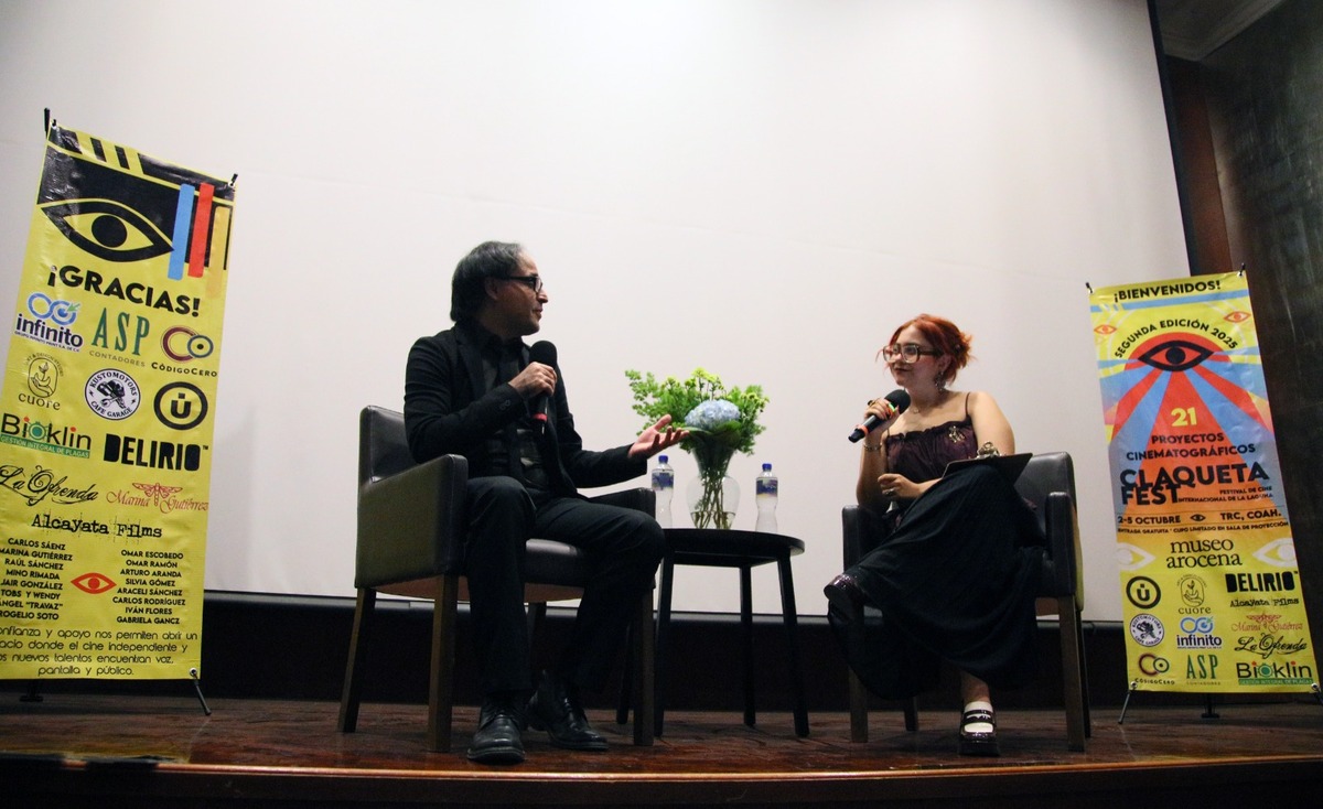 Claqueta Fest 2025 presenta más proyecciones y conversatorio. (Martín Piña)