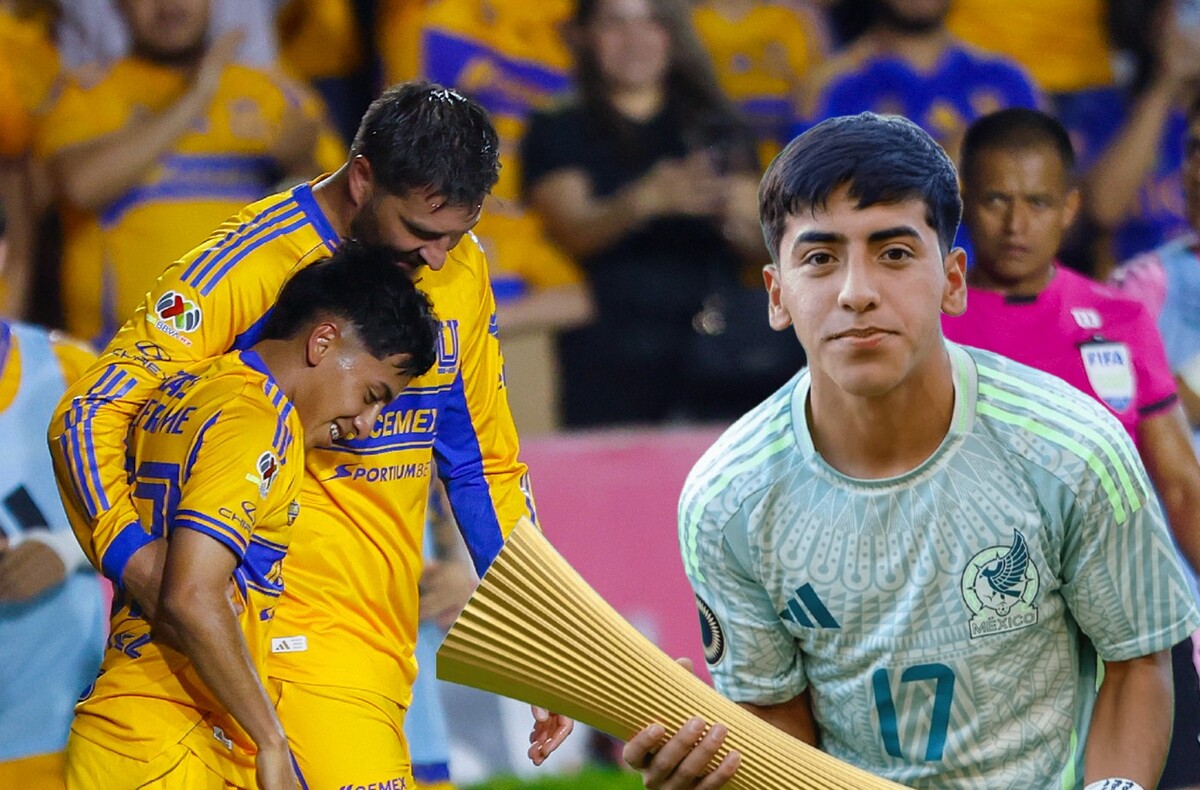 Diego Chicha Sánchez, el seleccionado mexicano Sub 20 que recibe la guía de Gignac (Imago7/@diego_sanchezjr)