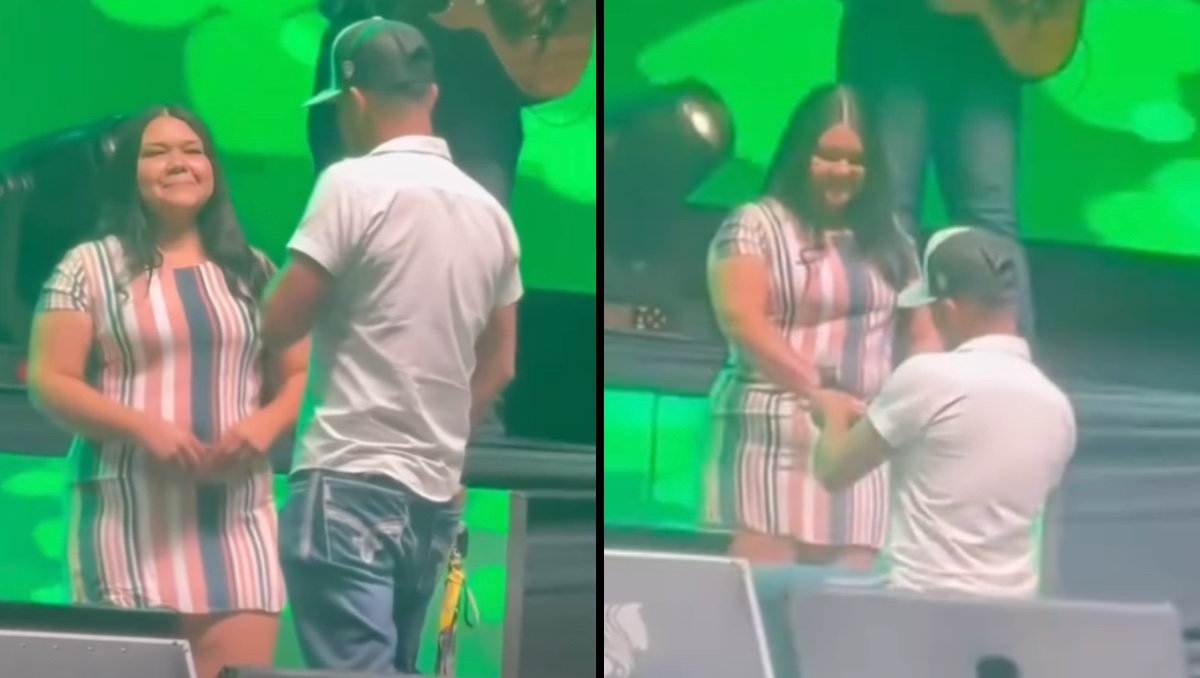Hombre es exhibido por infiel en concierto de Leandro Ríos | ESPECIAL