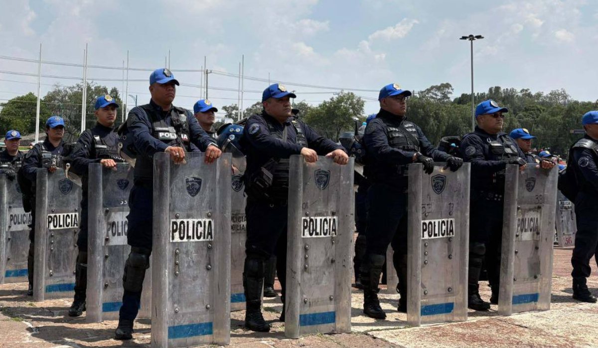 Imagen de un operativo de seguridad de la policía capitalina | SSC CdMx